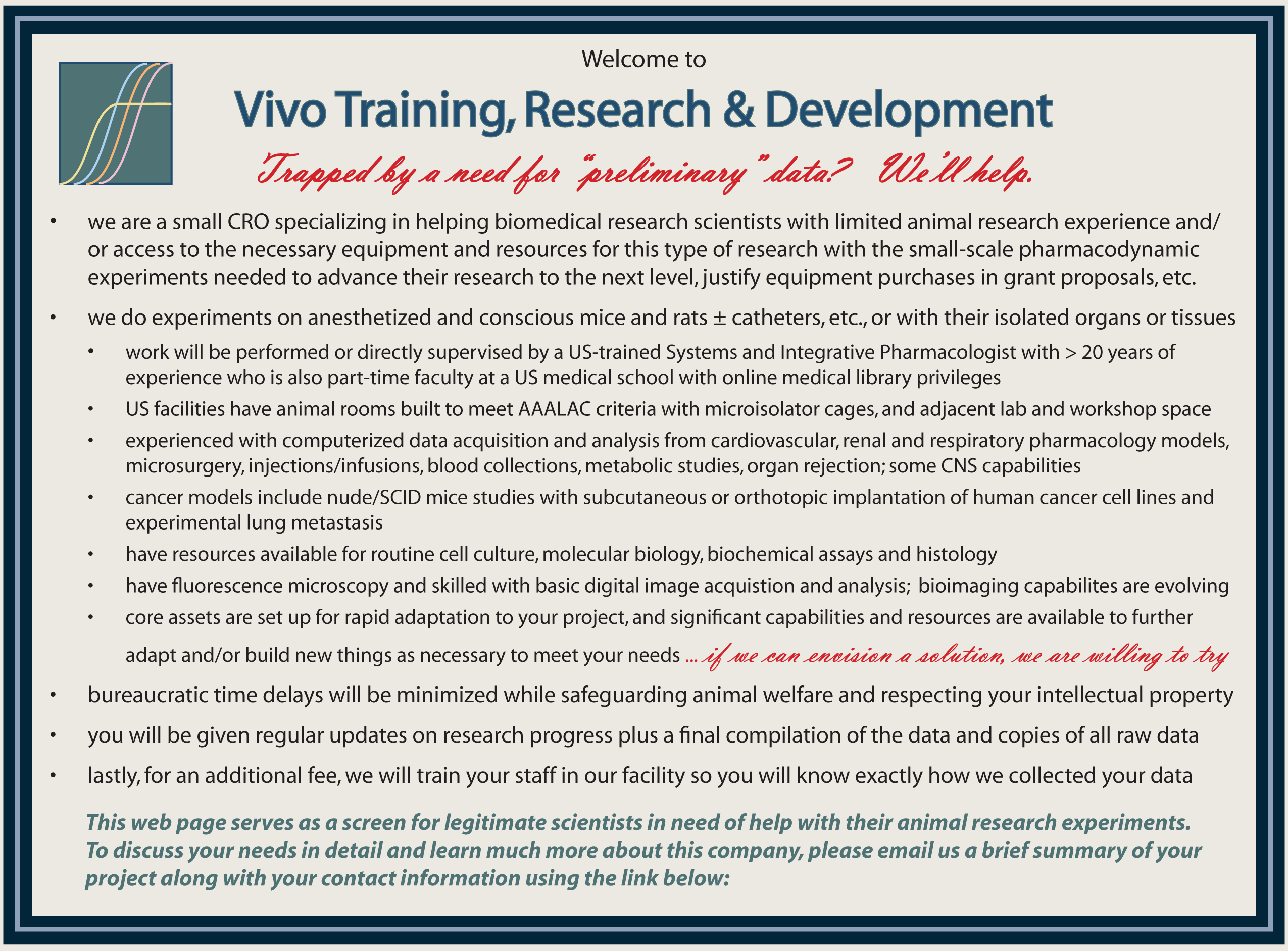 Intro to Vivo Training, Research & Development